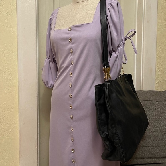 PALOMA PICASSO black soft leather shoulder bag - Picture 17 of 17